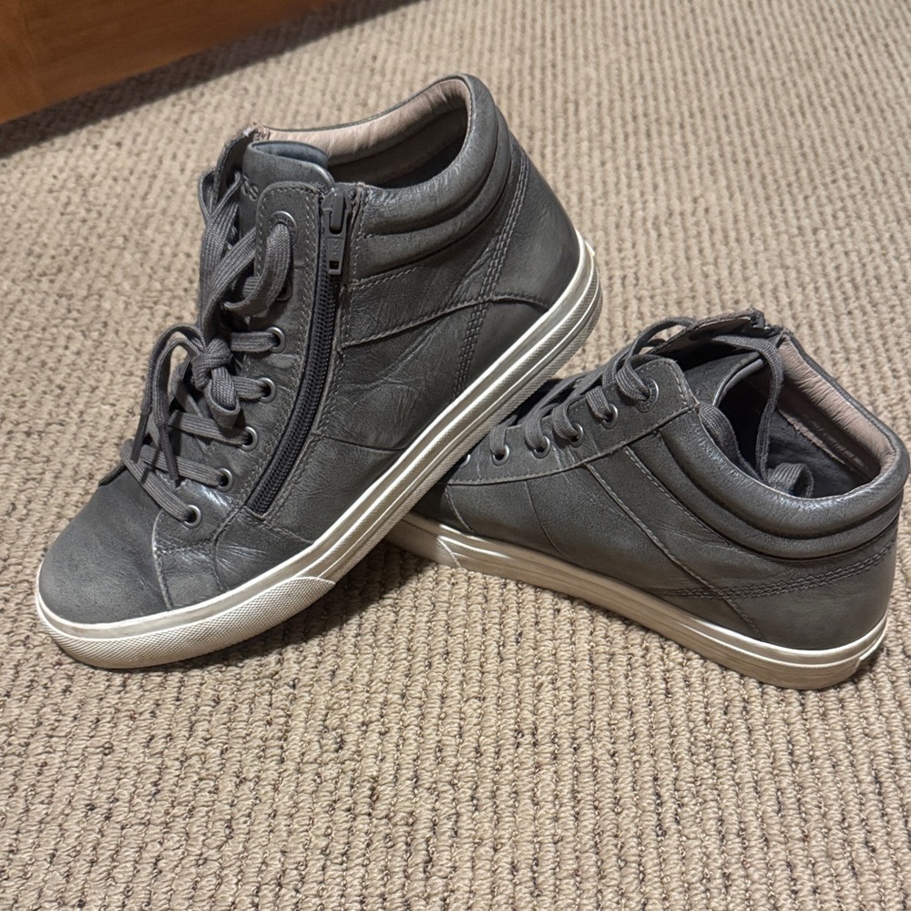 Women’s Grey High-Top Sneakers